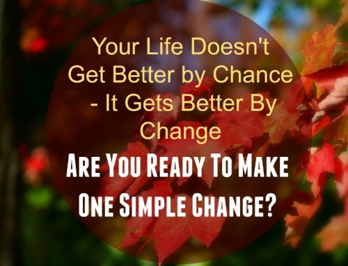 One Simple Change – What Will You Do?